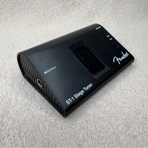 Fender ST-1 Stage Tuner in Black WORKS! Music Musician Concert Festival Perform